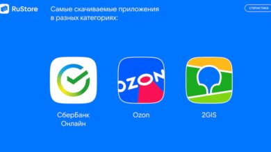 Photo of Сбербанк Онлайн, Ozon и 2ГИС стали самыми скачиваемыми приложениями в RuStore